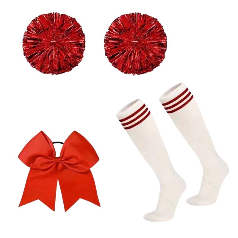 School Supplies - Set di 4 pompon da cheerleader