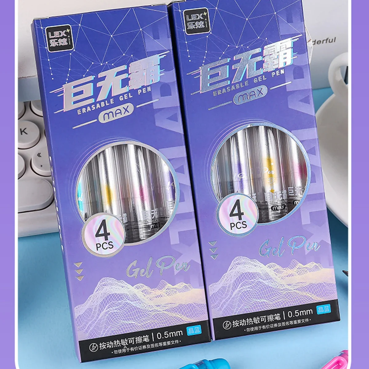 Confezione da 4 penne a gel re - Retractable Eraser Pen Click recensione e prezzo