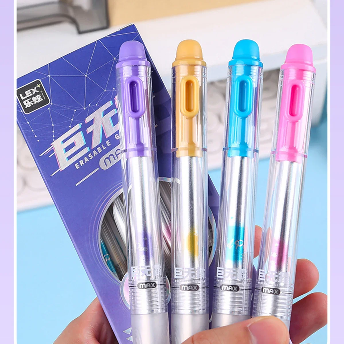 Confezione da 4 penne a gel re - Retractable Eraser Pen Click recensione e prezzo