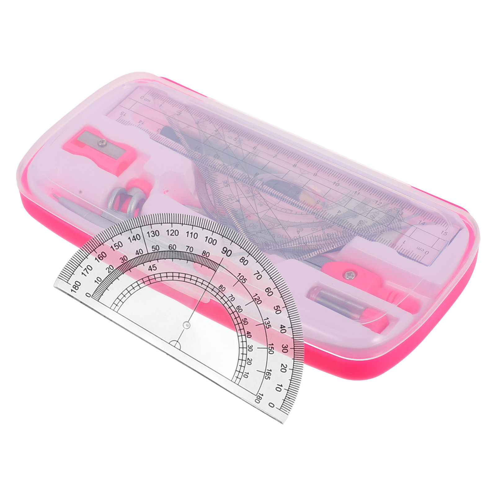 1 Set di strumenti geometrici: - Math Geometry Set With Compass recensione e prezzo