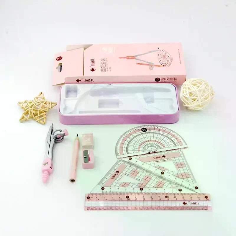Set di 8 pezzi per disegno geo - Math Geometry Set With Compass recensione e prezzo